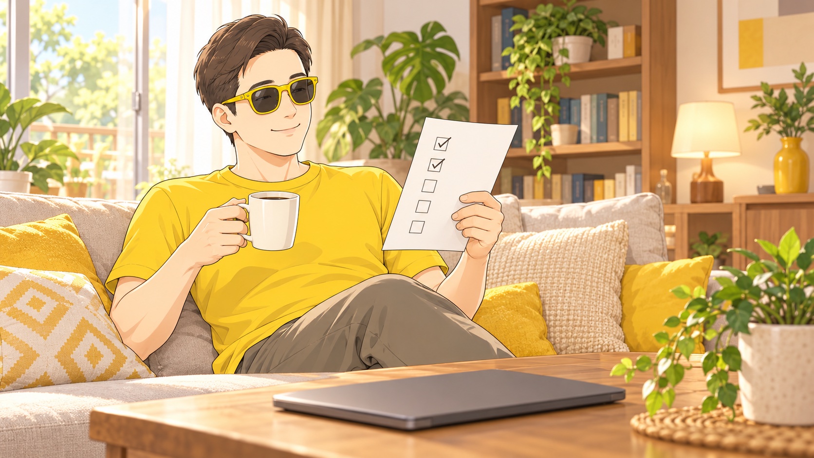 止まった時にやることリストを見るたなか主夫