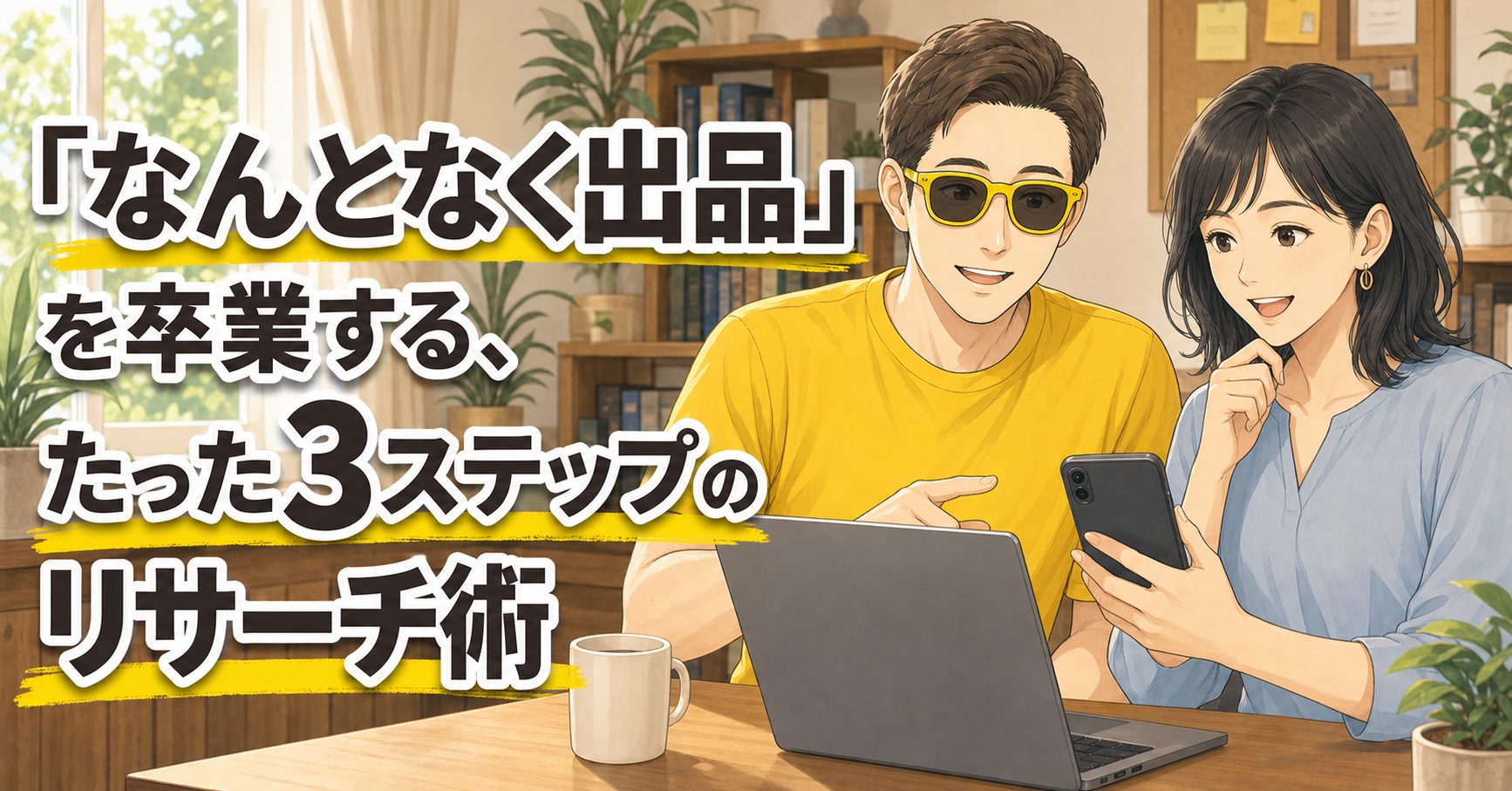「なんとなく出品」を卒業する、たった3ステップのリサーチ術
